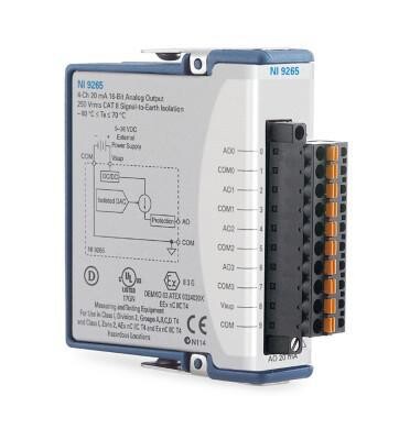 Ni / Emerson 783733-01 Ni-9265, Current Output Module, 16Bit