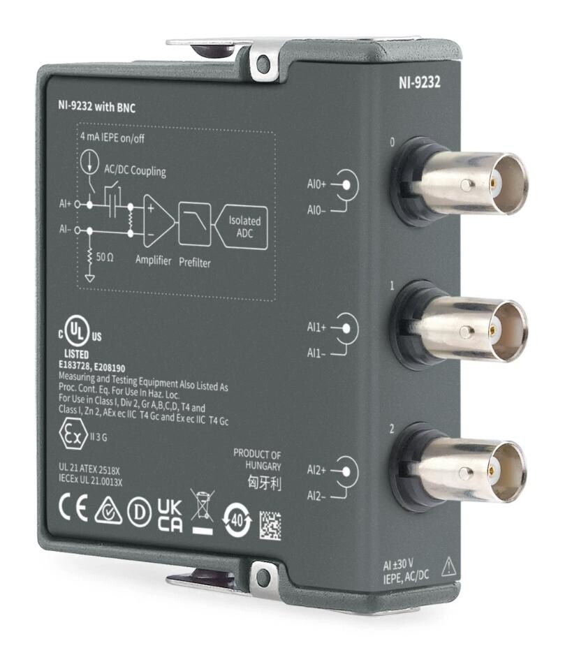 Ni / Emerson 784397-01 Ni-9232, Sound/vibration Mod, 3Ch, 0.1Hz