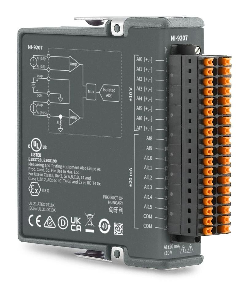 Ni / Emerson 785040-01 Ni-9207, Voltage/current O/p Mod