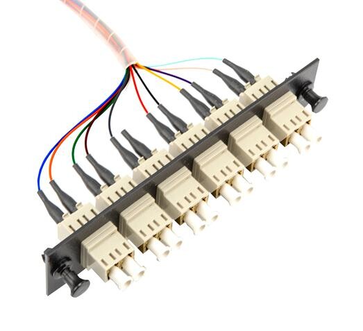 L-Com Fsp12-Lcm2-Bl-3 Fibre Cord, 50/125Um, Lc-Free End, 3M