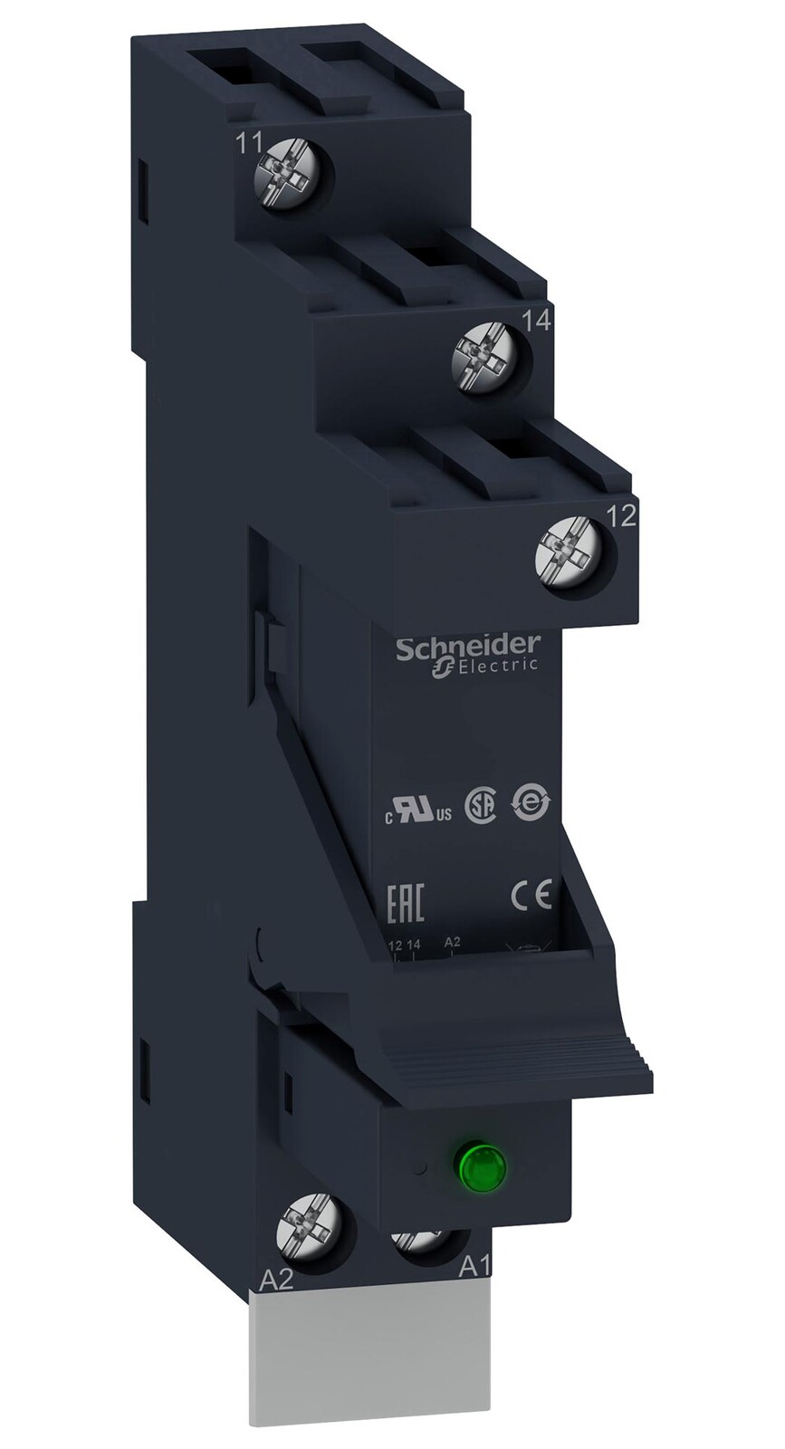 Schneider Electric Rsb1A120Bdpv Power Relay, Spdt, 24Vdc, 12A, Socket