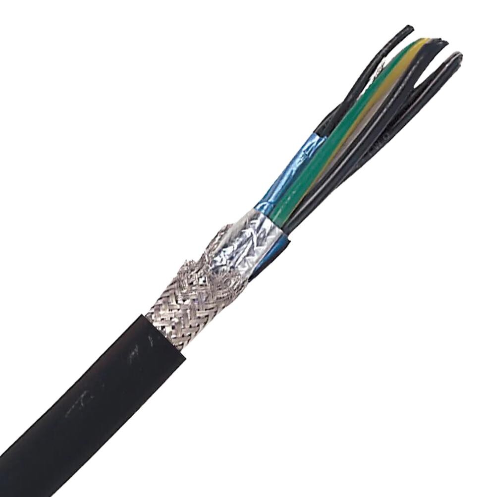 Lapp 701711 Cable, 4C, 600V, 100Ft, 14Awg, Black