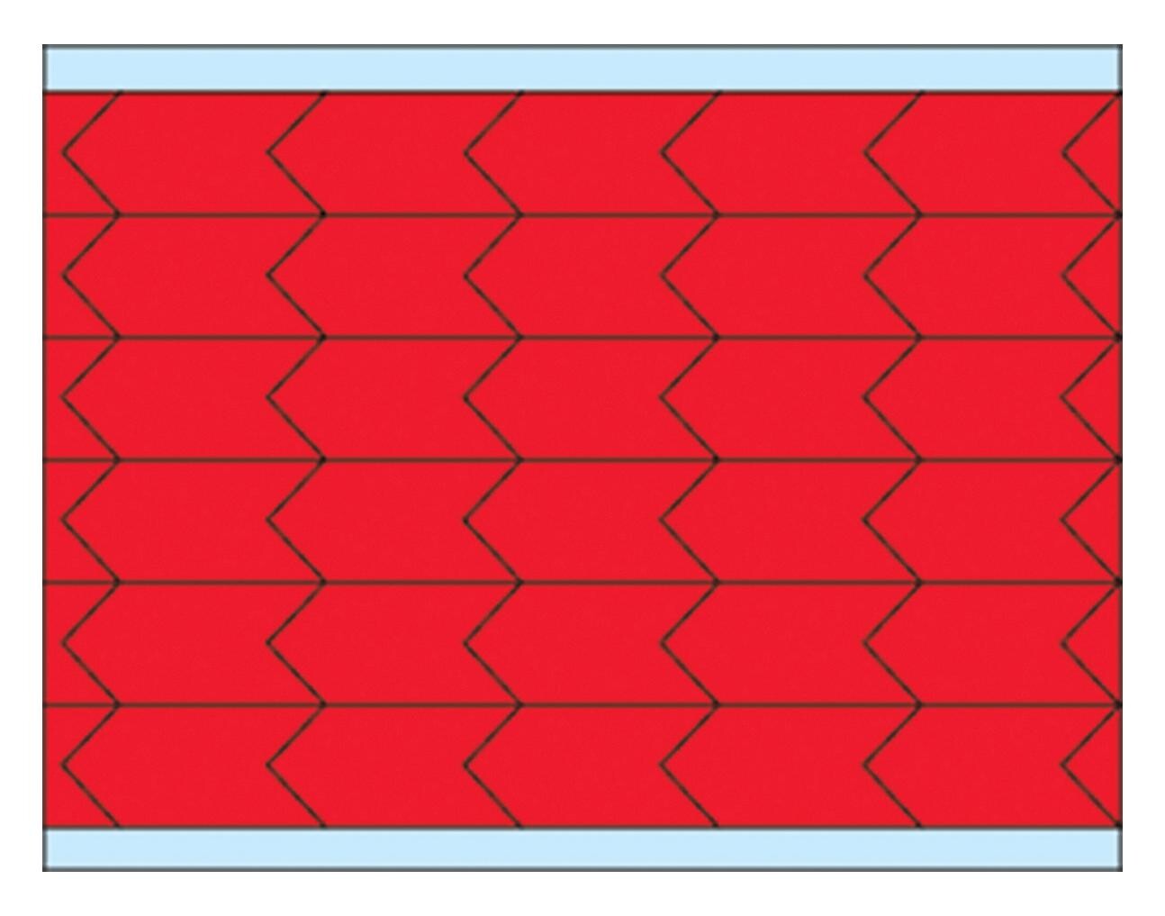 Brady Dia-250-Rd-Pk Label, Vinyl Cloth, 6.35Mmx3.175Mm, Red