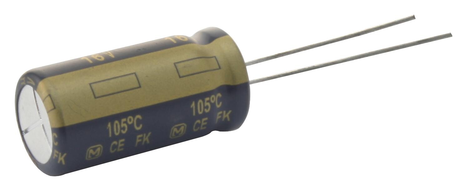Panasonic Eeufk0J222 Cap, 2200Îf, 6.3V, 20%