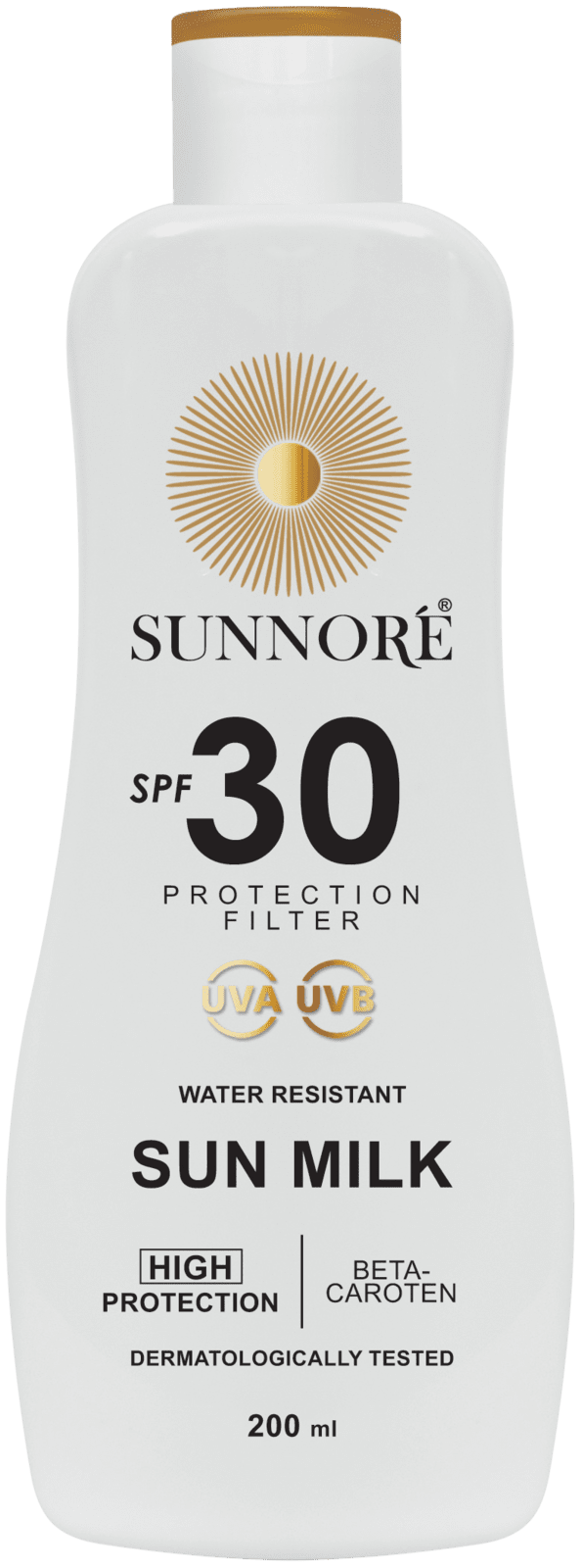 SUNNORÉ Opalovací mléko SPF 30, 200 ml