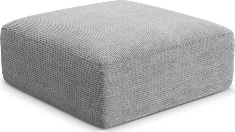 Světle šedá manšestrová podnožka Campi – Cosmopolitan Design