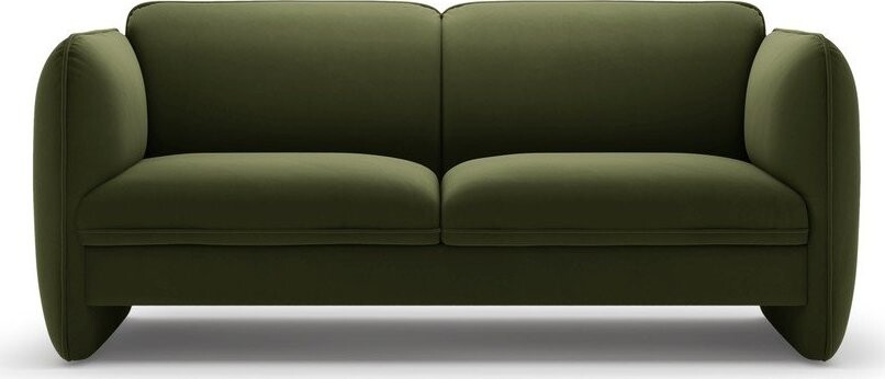 Zelená sametová pohovka 168 cm Georgia – Micadoni