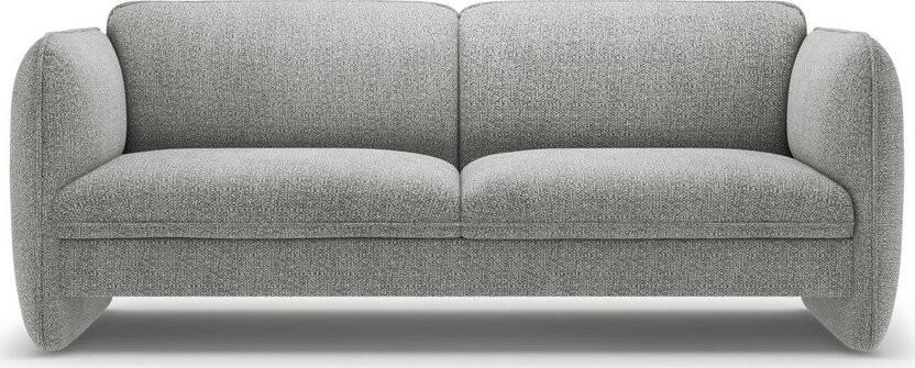 Světle šedá žinylková pohovka 204 cm Georgia – Micadoni