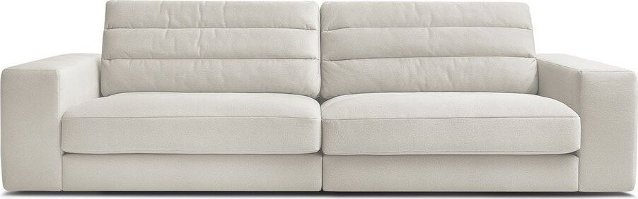 Béžová sametová pohovka 276 cm Sierra – Bobochic Paris