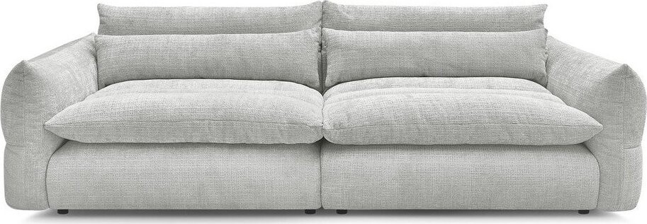 Světle šedá žinylková pohovka 276 cm Neil – Bobochic Paris