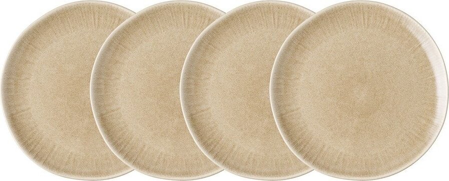 Béžové talíře v sadě 4 ks z kameniny ø 27 cm Viola – House Nordic