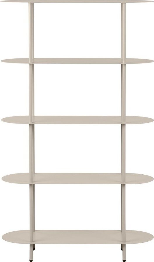 Béžový kovový regál 90x150x31 cm Rieti – House Nordic