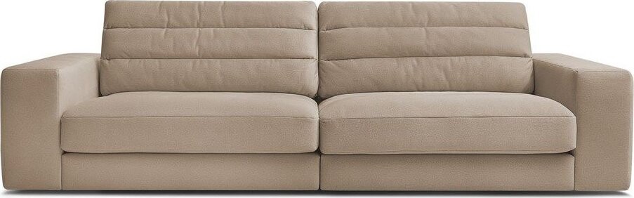 Taupe sametová pohovka 276 cm Sierra – Bobochic Paris