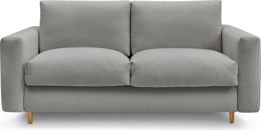 Šedá pohovka na každodenní spaní/rozkládací 220 cm Cocoone – Bobochic Paris