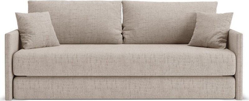 Světle hnědá žinylková rozkládací pohovka 209 cm Shannon – Cosmopolitan Design