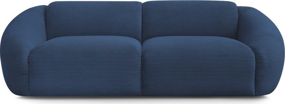 Tmavě modrá manšestrová pohovka 250 cm Tina – Bobochic Paris