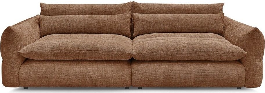 Oranžová žinylková pohovka 276 cm Neil – Bobochic Paris