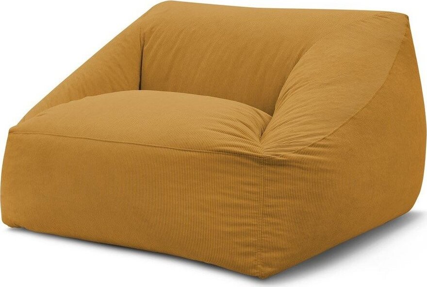 Žlutý manšestrový sedací vak Lilibet – Bobochic Paris