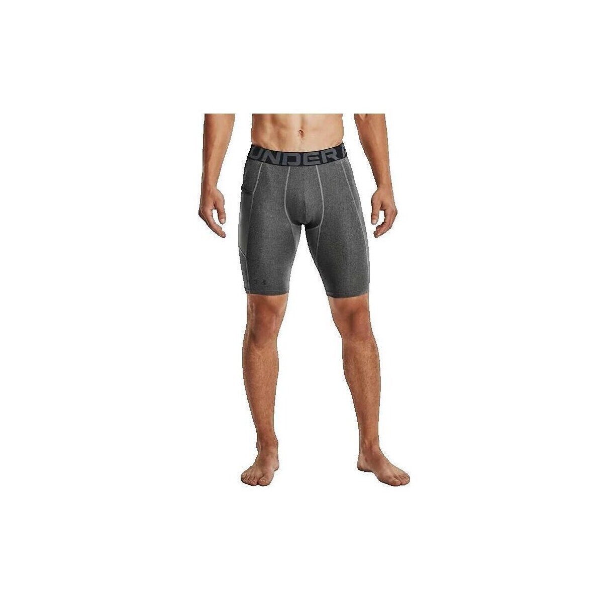 Under Armour  Short Long Avec Poche Heatgear  Šedá