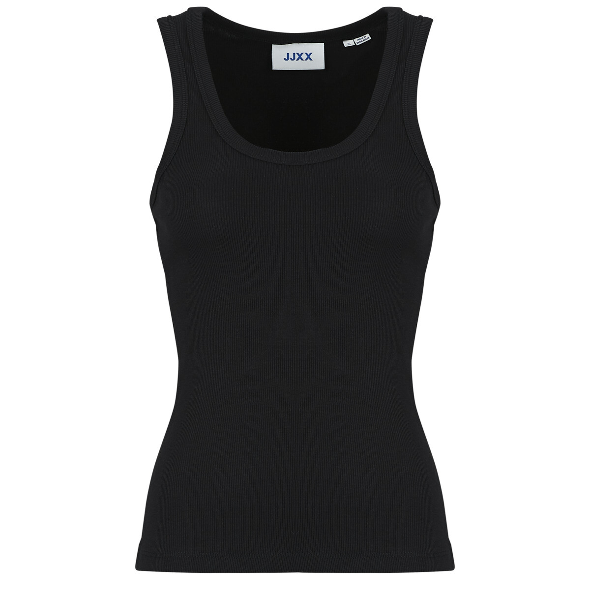 JJXX  JXFRIDA SL U-NECK TOP  Černá