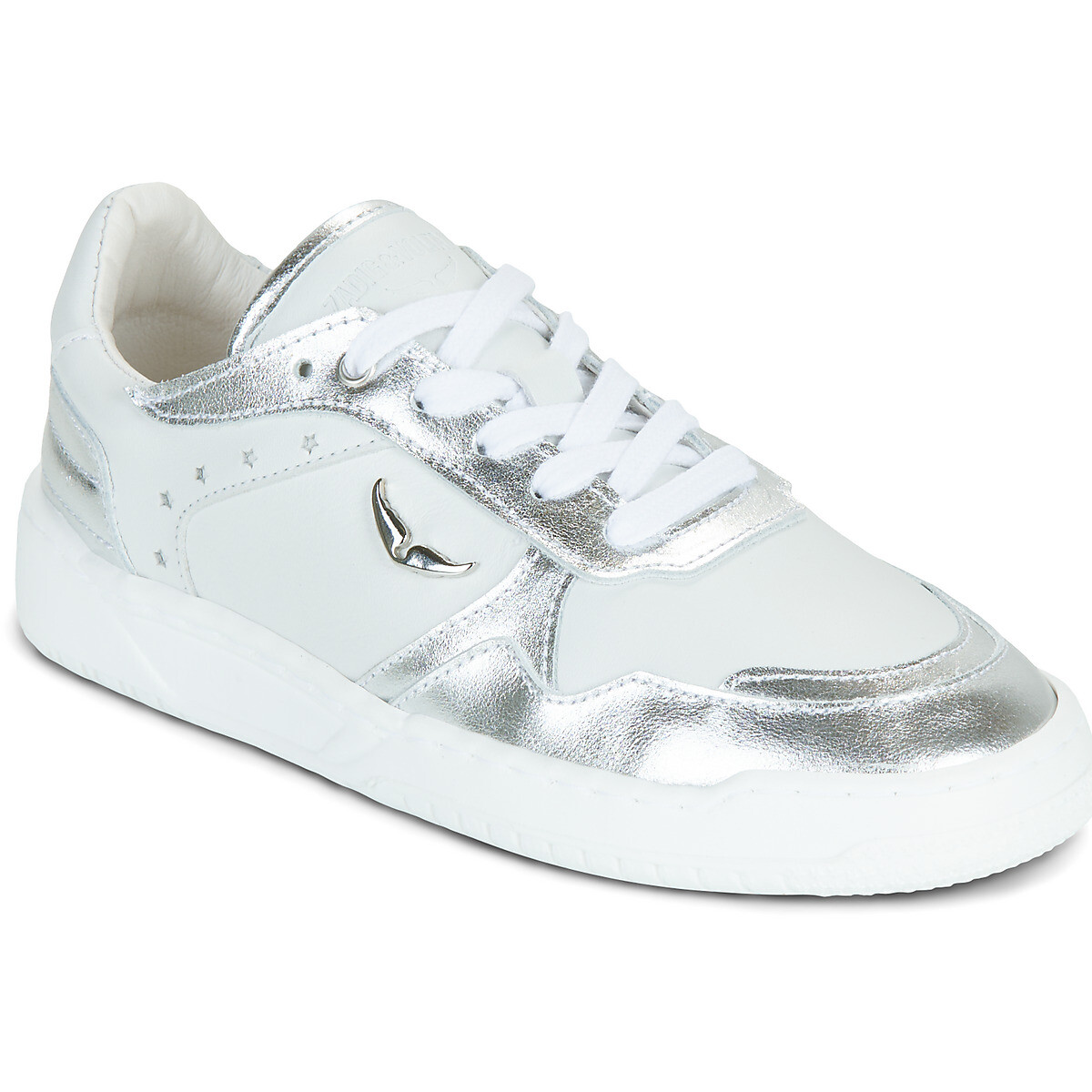 Zadig & Voltaire  HEART ON FIRE - GIRL D2  Stříbrná