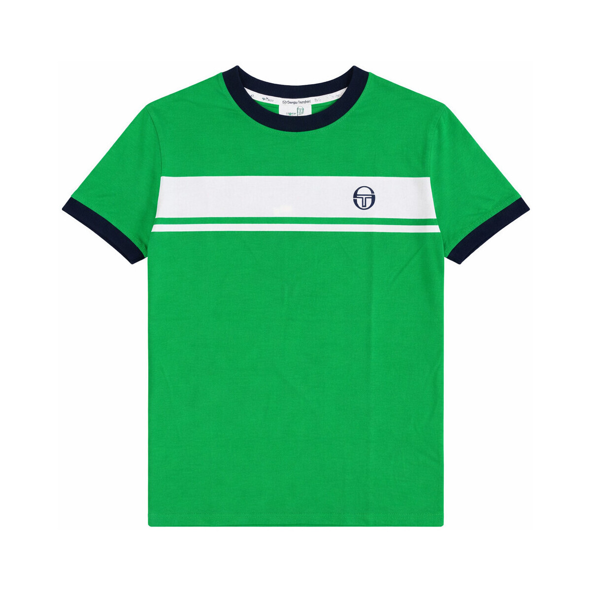 Sergio Tacchini  Master T-Shirt Fern Green/White/Maritime Blue  Zelená