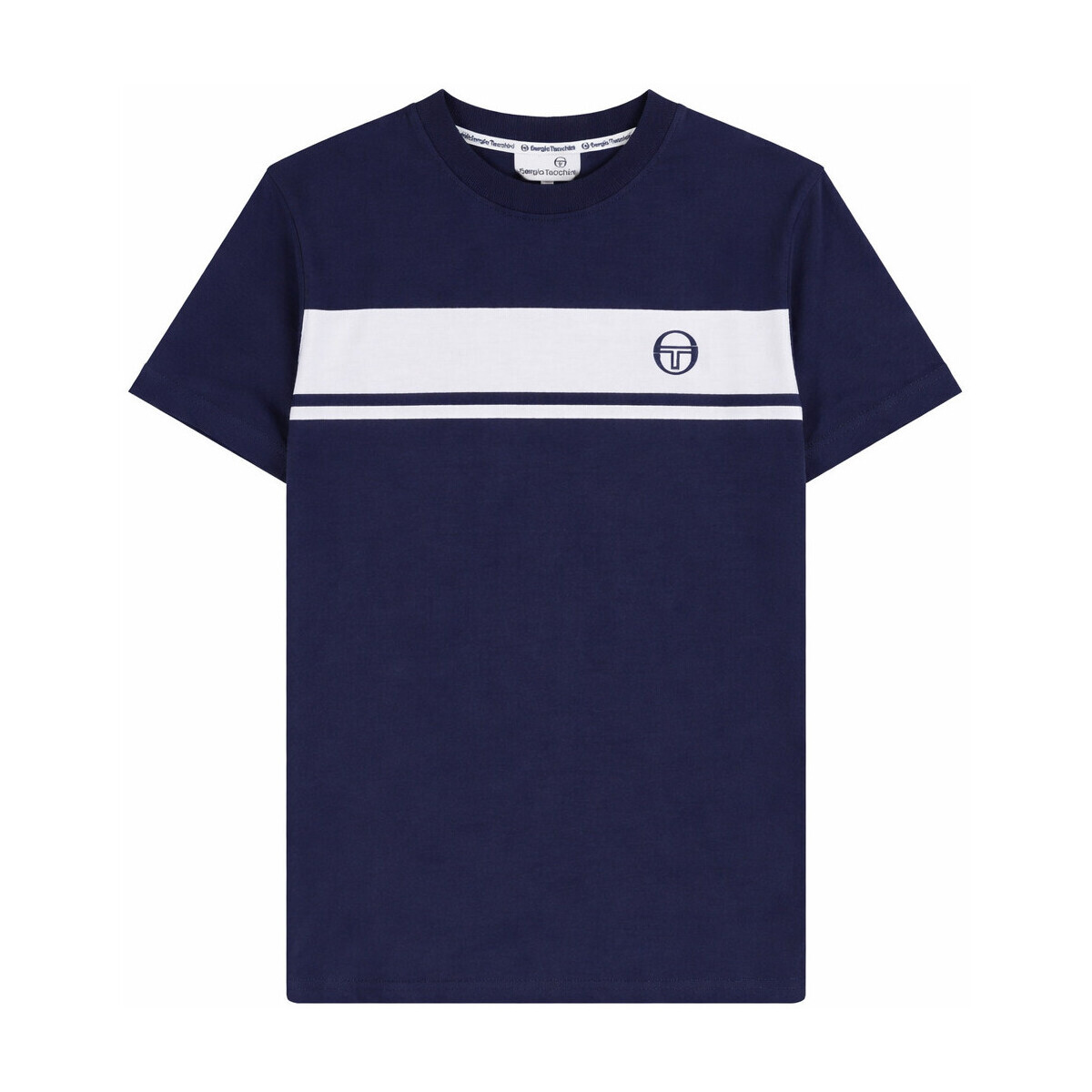 Sergio Tacchini  Master T-Shirt Navy/White Tonal  Modrá