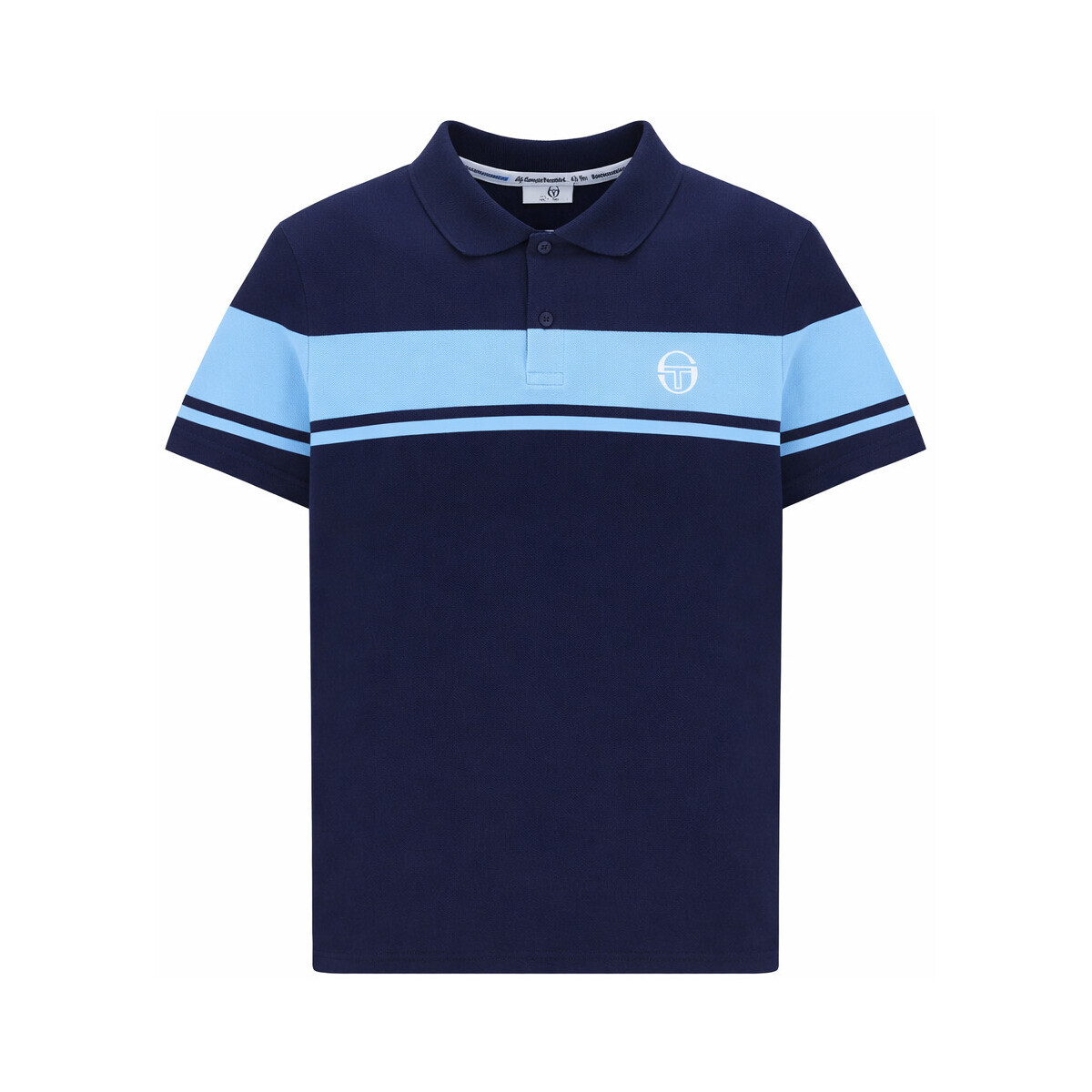 Sergio Tacchini  Young Line Polo Shirt Maritime Blue/Baltic Sea  Modrá