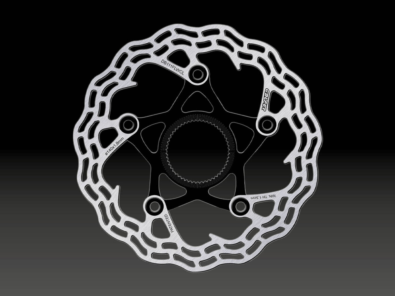 Brzdový kotouč Galfer Shark Floating Disc Wave Road Gravel Průměr: 140 mm, Typ uchycení: Center lock