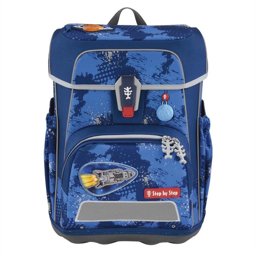 Školní aktovka Step by Step CLOUD REFLECT, Rocket Novo - 5 dílný set, AGR certifikát