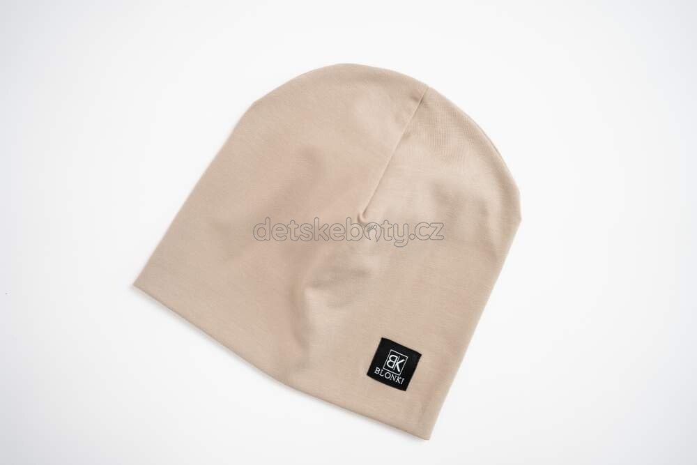 Tenká čepice Blonki Béžová Velikost: 45-47