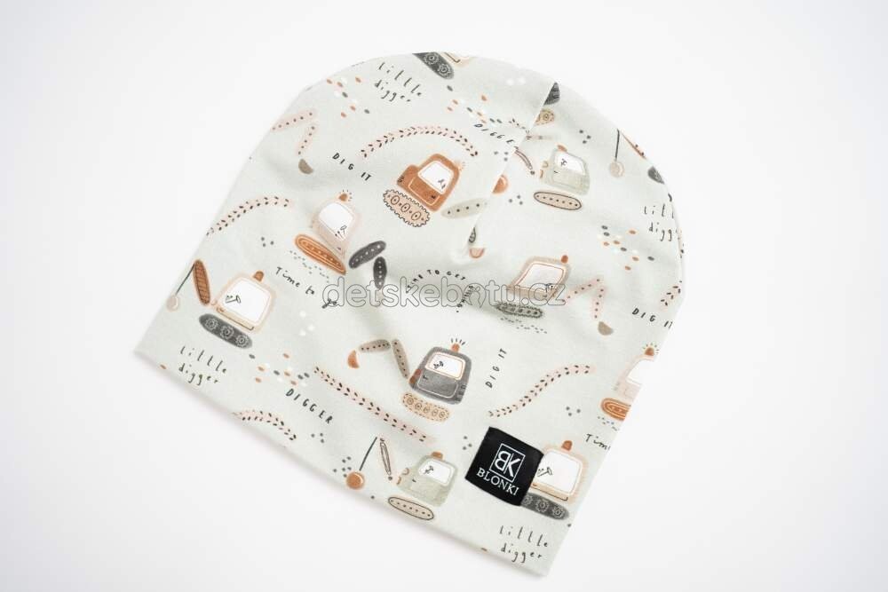 Tenká čepice Blonki č.248 Bagr Velikost: 45-47