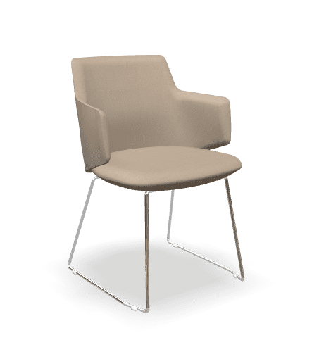 Jednací židle Melody Meeting 360-Q – látka, více barev, LD Seating CSE02 - béžová