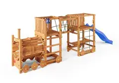 Dětské hřiště Marimex Play 025 + modrá skluzavka