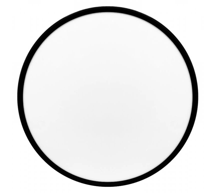 LED Solution Černé přisazené LED svítidlo kulaté 600mm 50W TEPLÁ BÍLÁ - POSLEDNÍ KUS VYP364