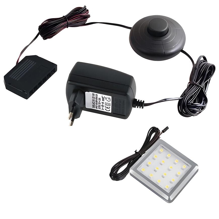 LED osvětlení Square 1bodové teplá bílá