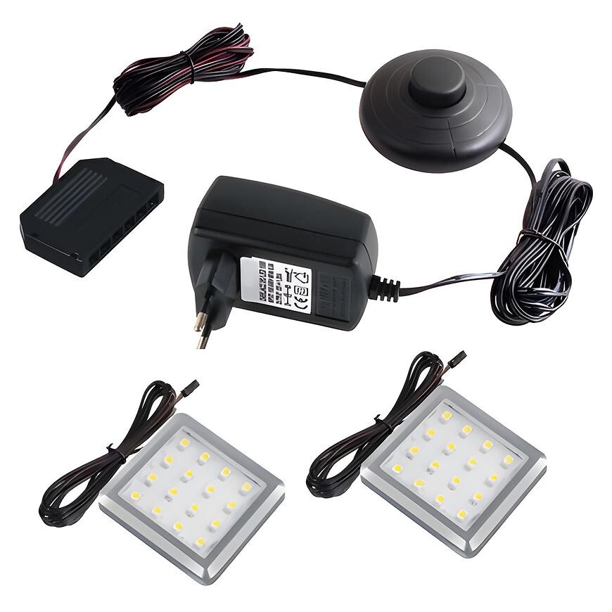 Osvětlení Square 2bodové neutrální bílá