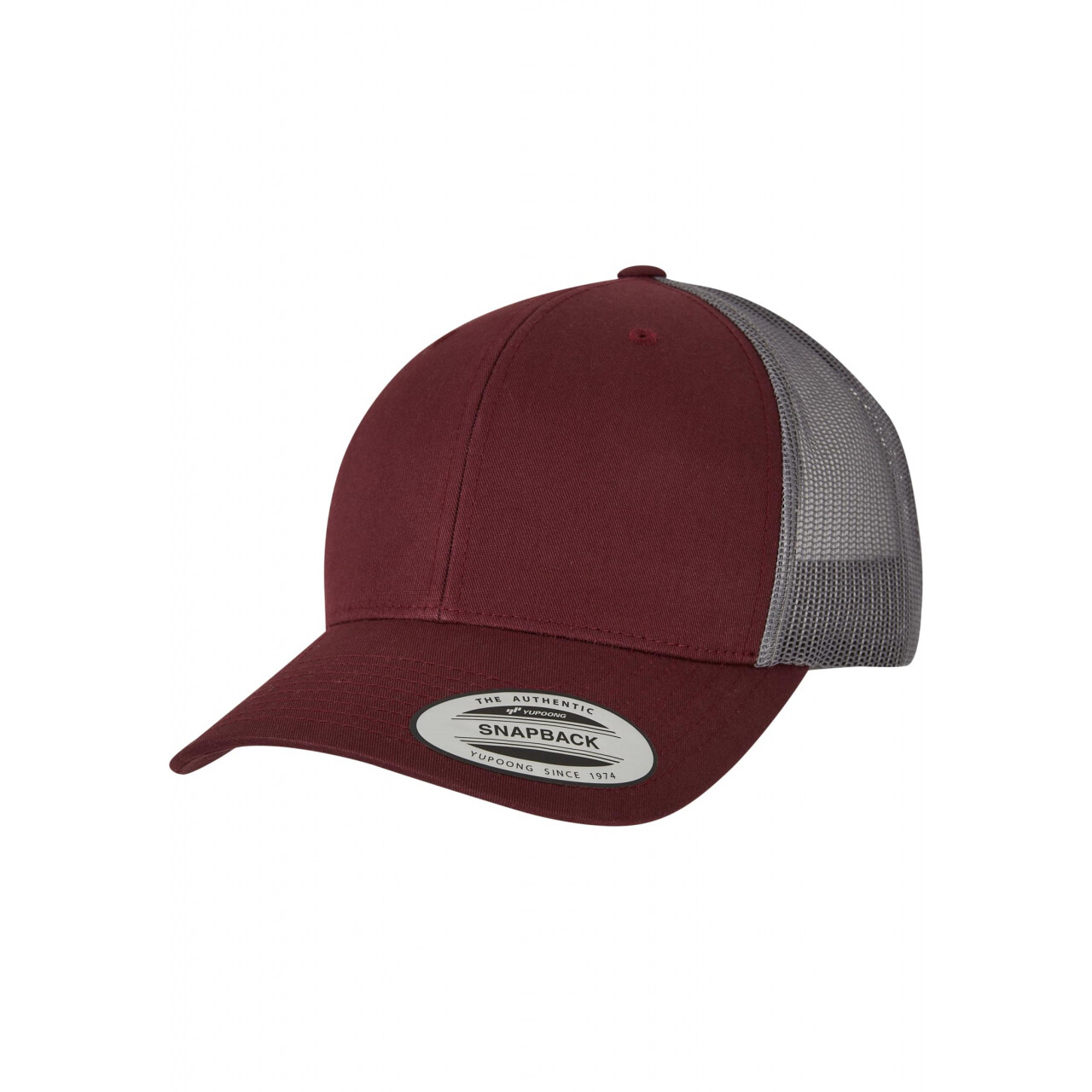 Kšiltovka Flexfit Retro Trucker 2-Tone - tmavě červená-šedá