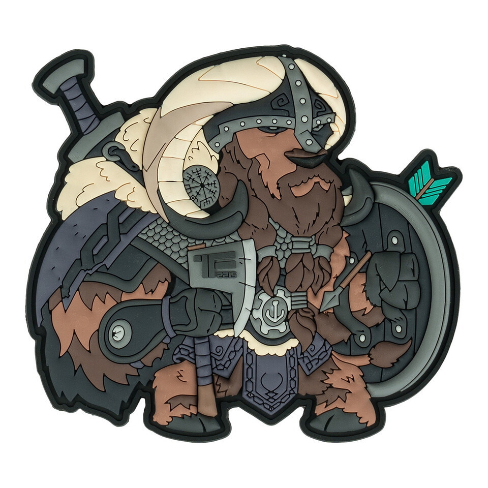 Gumová nášivka Task Force 2215 Contractor Ox Nr. 9 - barevná