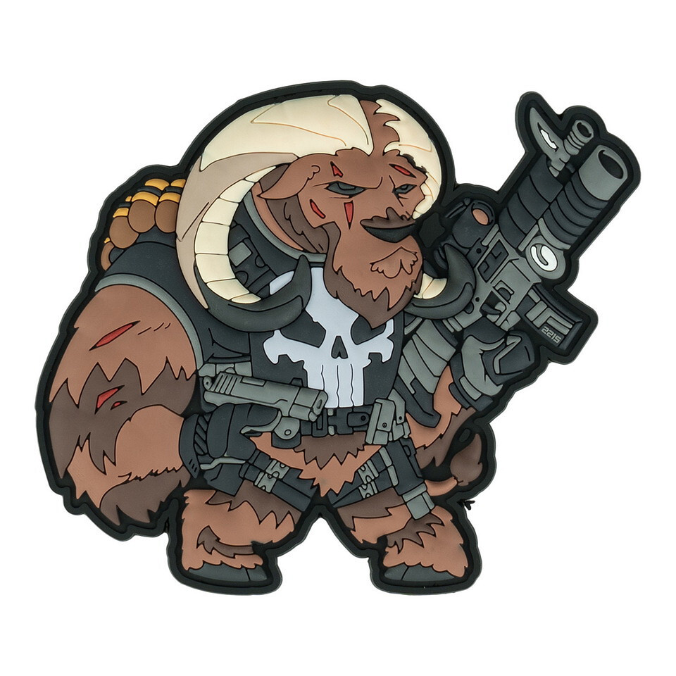 Gumová nášivka Task Force 2215 Contractor Ox Nr. 10 - barevná