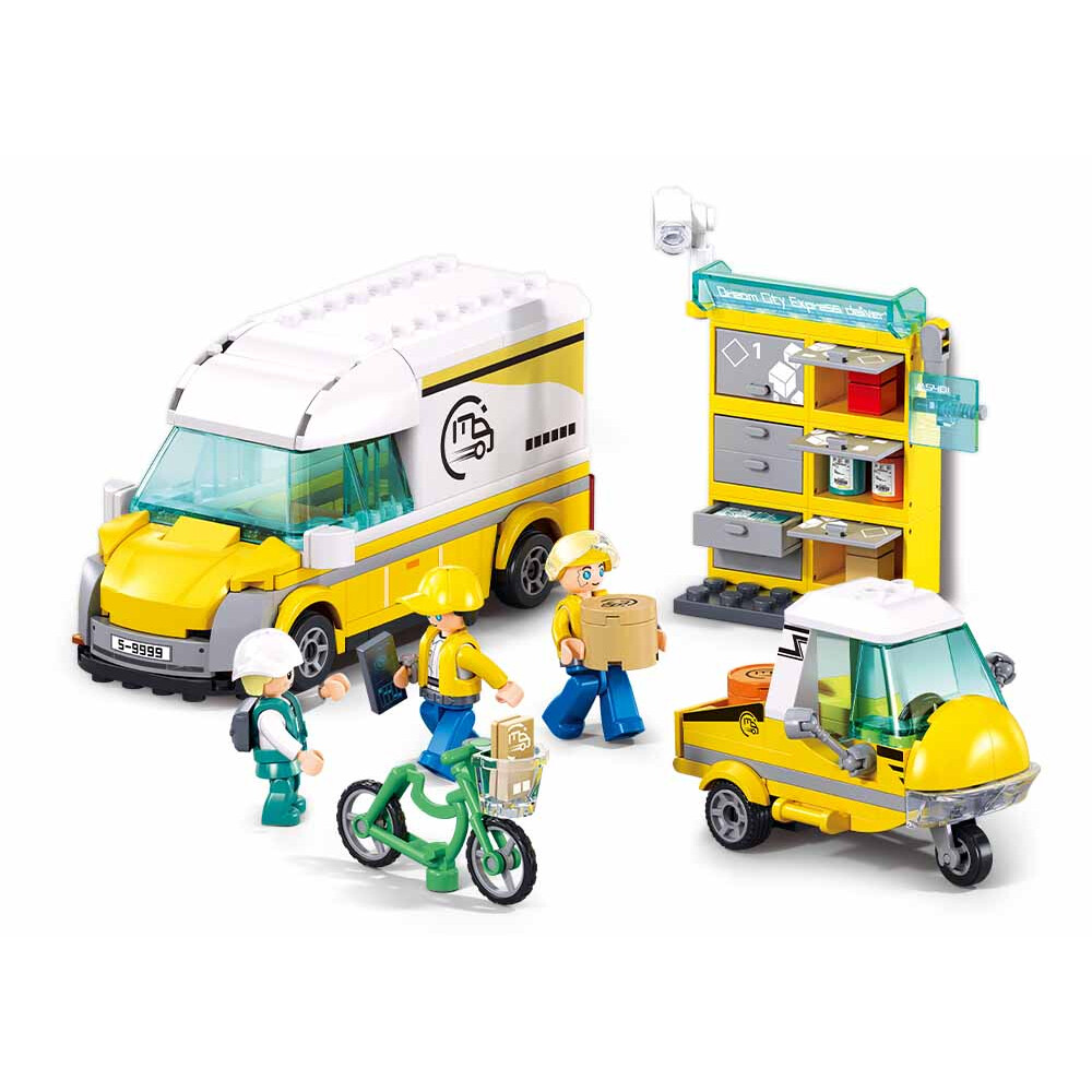 Stavebnice Sluban Metropolis Doručovací služba M38-B1290