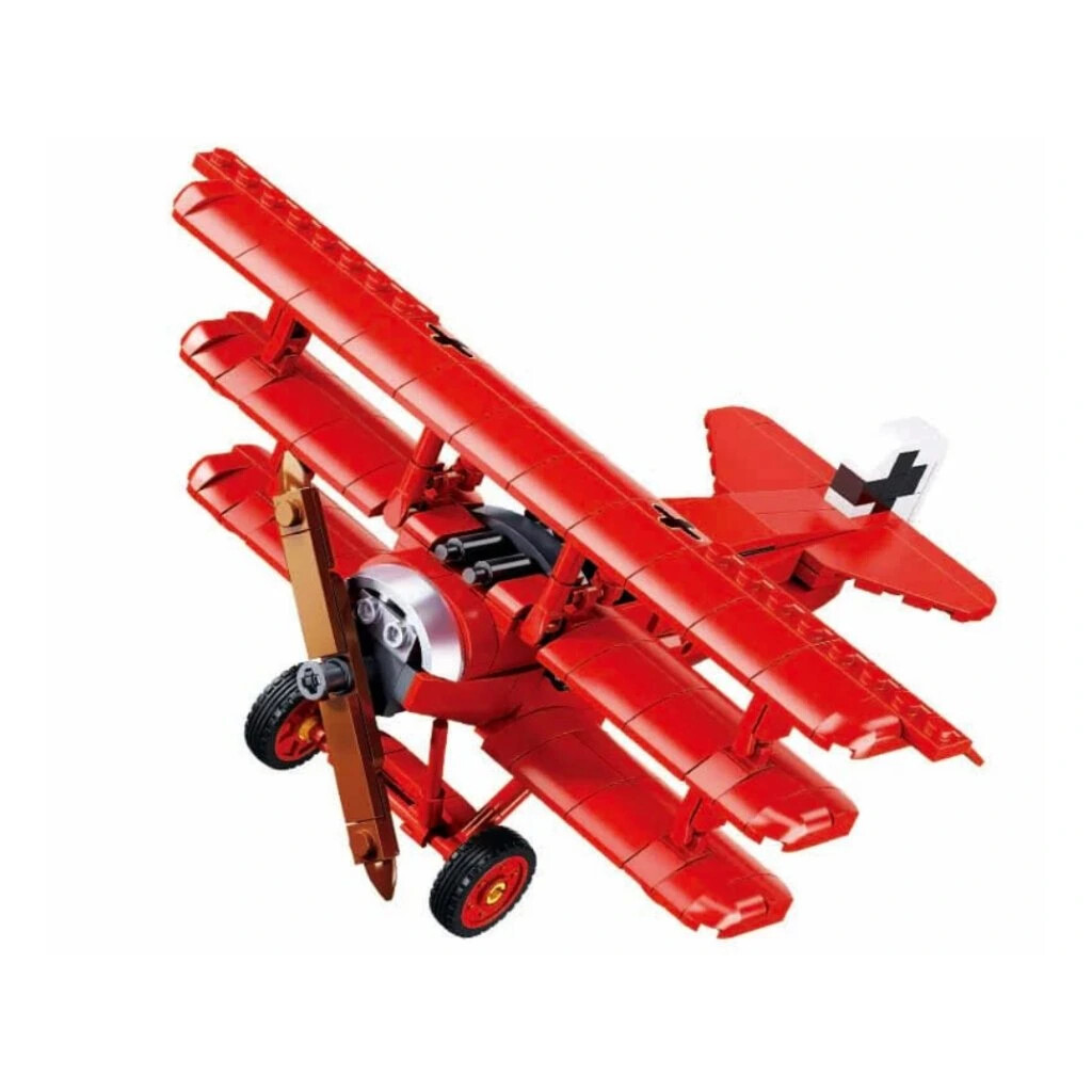 Stavebnice Sluban Model Bricks Trojplošník Fokker DR-1S 1/35 M38-B1292