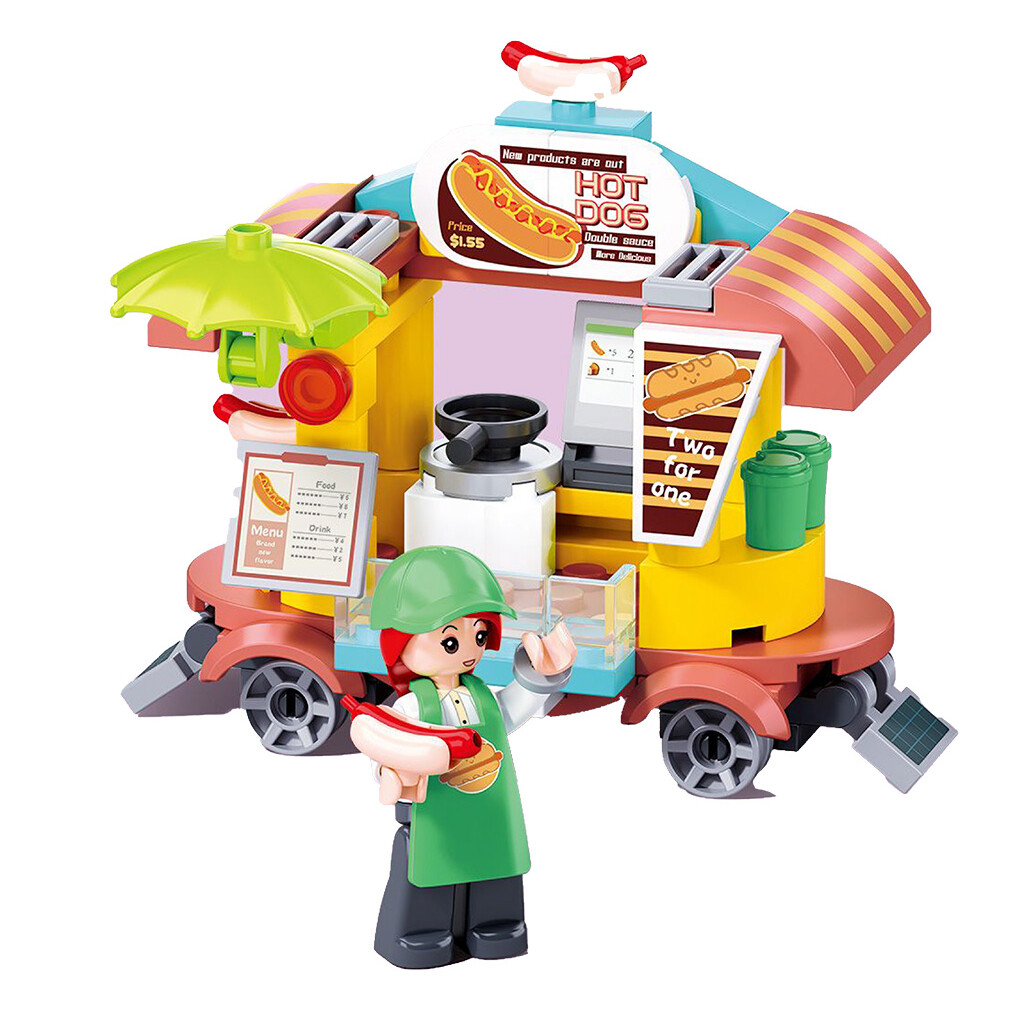 Stavebnice Sluban Metropolis Hotdogový foodtruck M38-B1329A