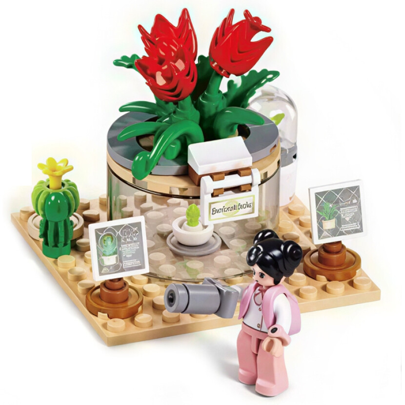 Stavebnice Sluban Metropolis Botanická zahrada Květiny M38-B1373D