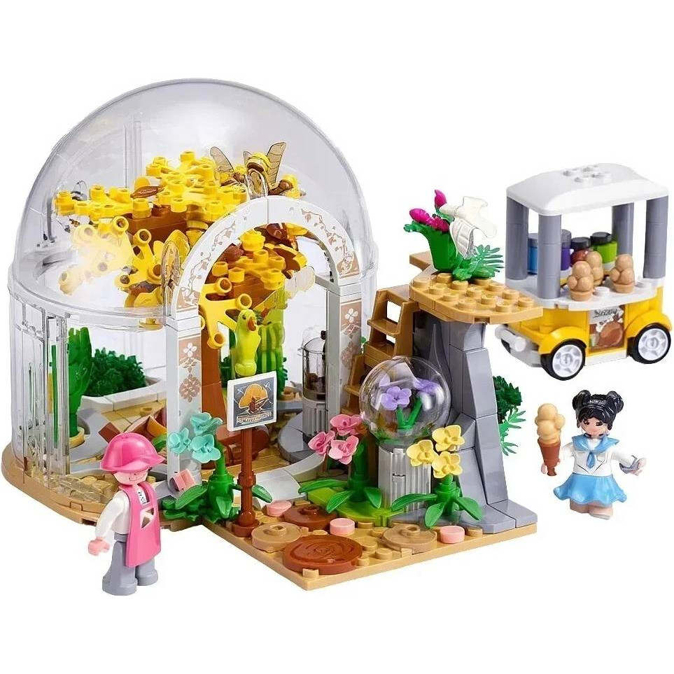 Stavebnice Sluban Metropolis Botanická zahrada Skleník M38-B1375