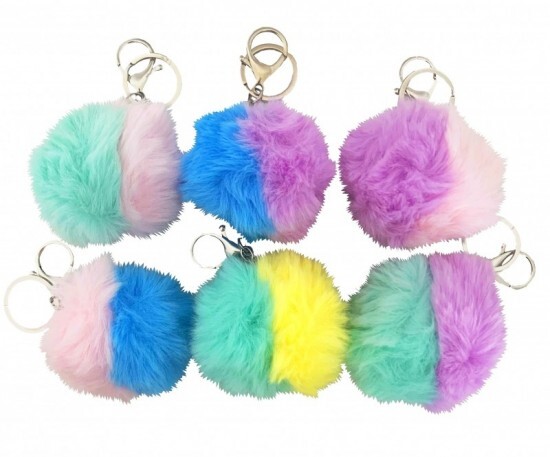 pkstar.cz Klíčenka plyšová - koule - PK131-15