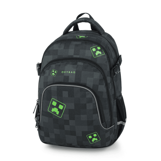 Oxybag Studentský batoh OXY SCOOLER - Cubes - 1-48926