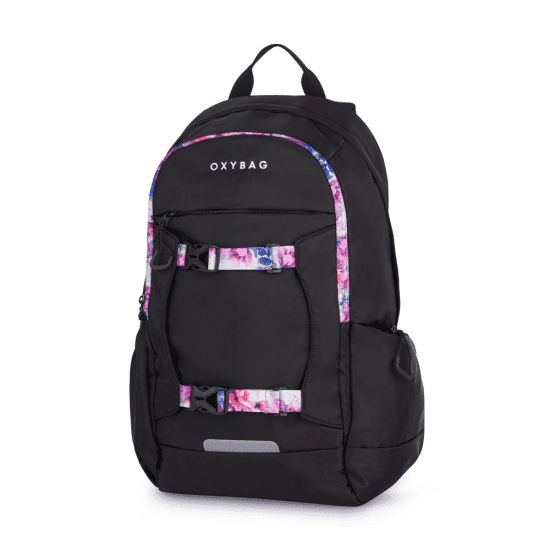Oxybag Studentský batoh OXY Zero - Flowers - 8-41726