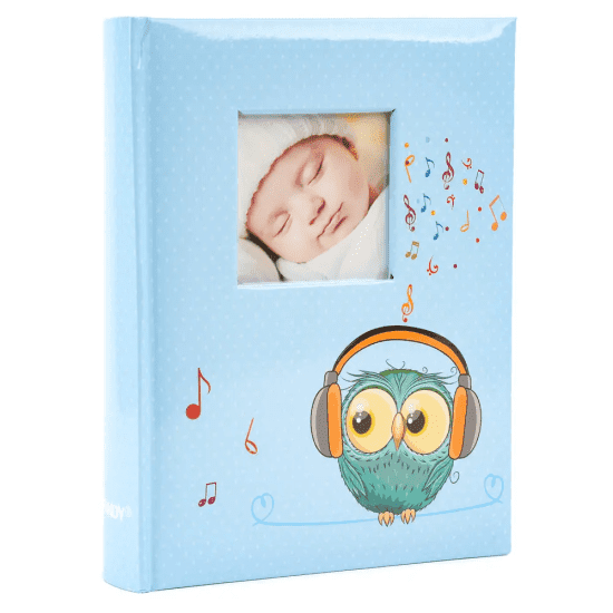 Fandy Fotoalbum 9 x 13 cm - 200 fotek - Owlet 1 - modré - B 35200SB