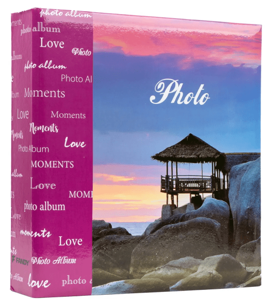 Fandy Samolepicí fotoalbum 27 x 29 cm - 100 stran - Minutes 2 - fialové - DRS-50